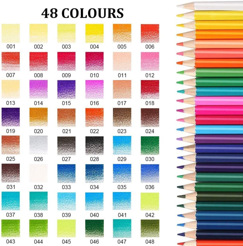 Wynhard Colour Pencils Set 142Pc Drawing Kit Sketch Pencils Set