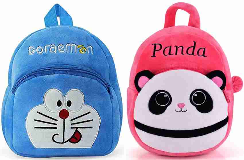 DTSM Collection Big Doraemon And Pink Panda Bag Soft Material