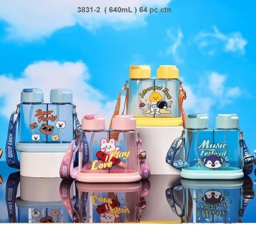 SMB ENTERPRISES Teddy Cartoon Stitch Thermos Cup Stainless