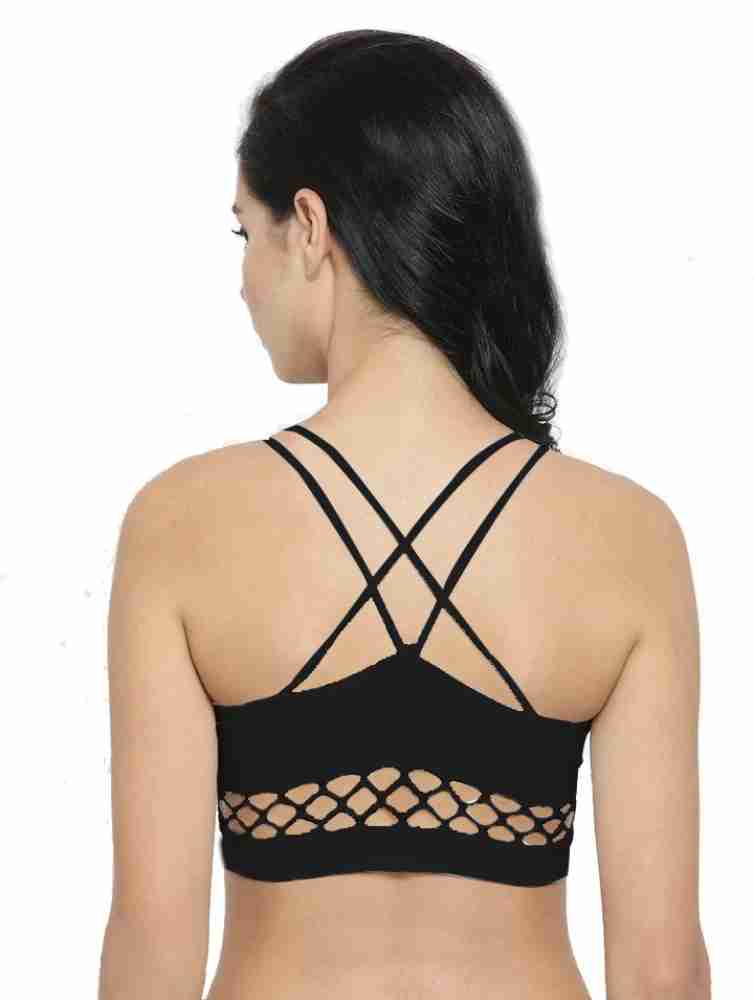 Fashiol Styled Back Laser Cut Design Pack Of One Women Cami Bra