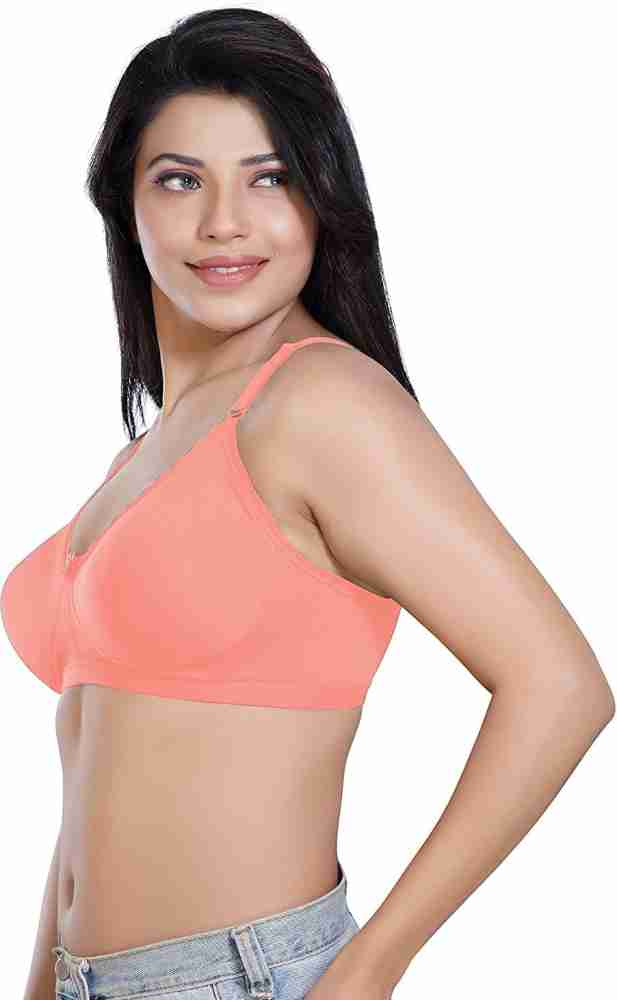 SENSITRA 36 D Cup - Plus Size -Jiggle Control Full Support Combed Cotton  Bra -Pink Women Minimizer Non Padded Bra - Buy SENSITRA 36 D Cup - Plus  Size -Jiggle Control Full