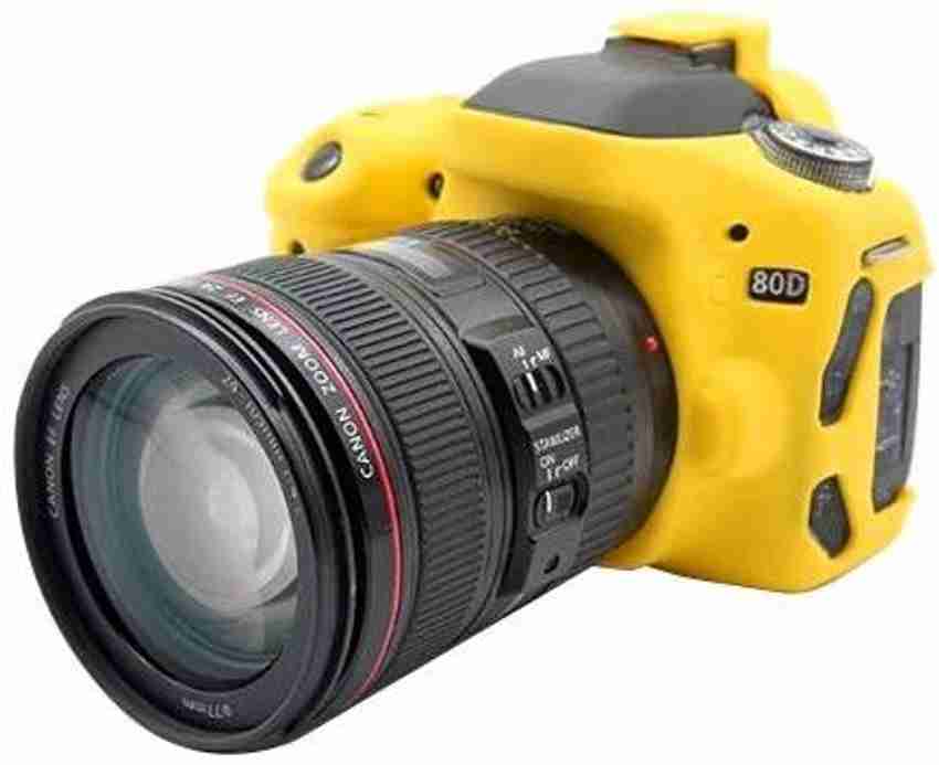 Lamkoti D camera silicone protective body camera cover for Canon 80D camera Camera Bag Lamkoti Flipkart