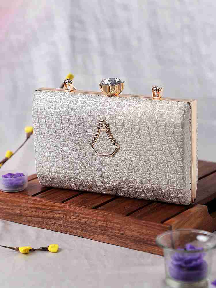Silver clutch purse under $20 cheap