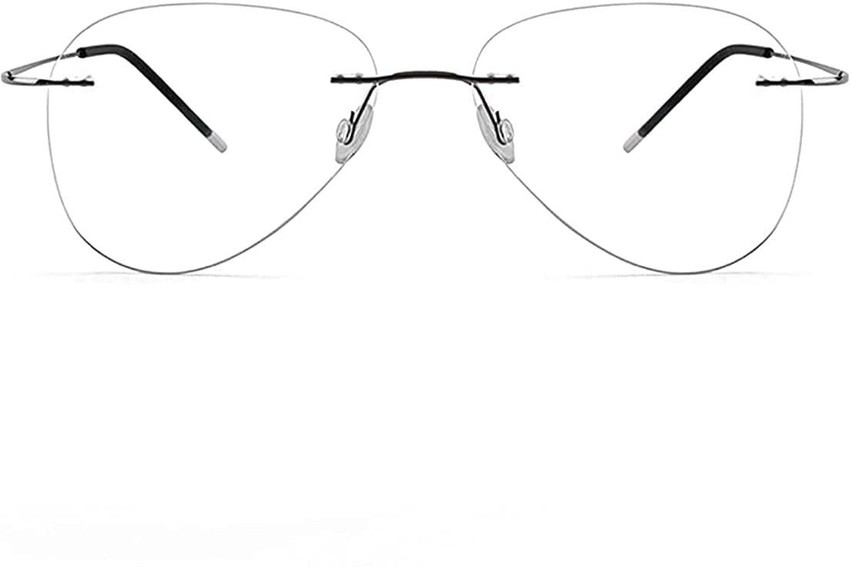 Rimless aviator discount
