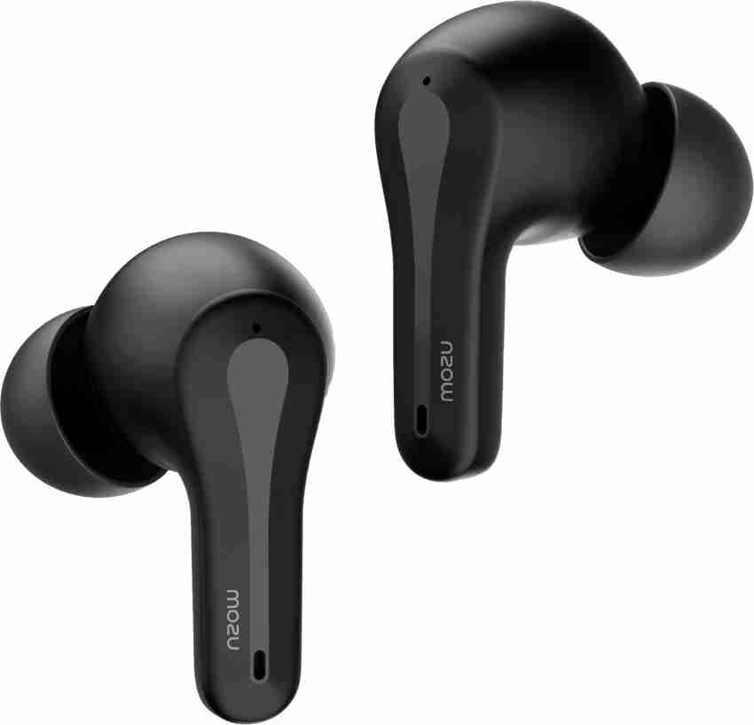 Basics Bluetooth 5.0 Earbuds, Up to 38 Hours Playtime, IPX-5 Rated,  Type-C Charging Case – Black –
