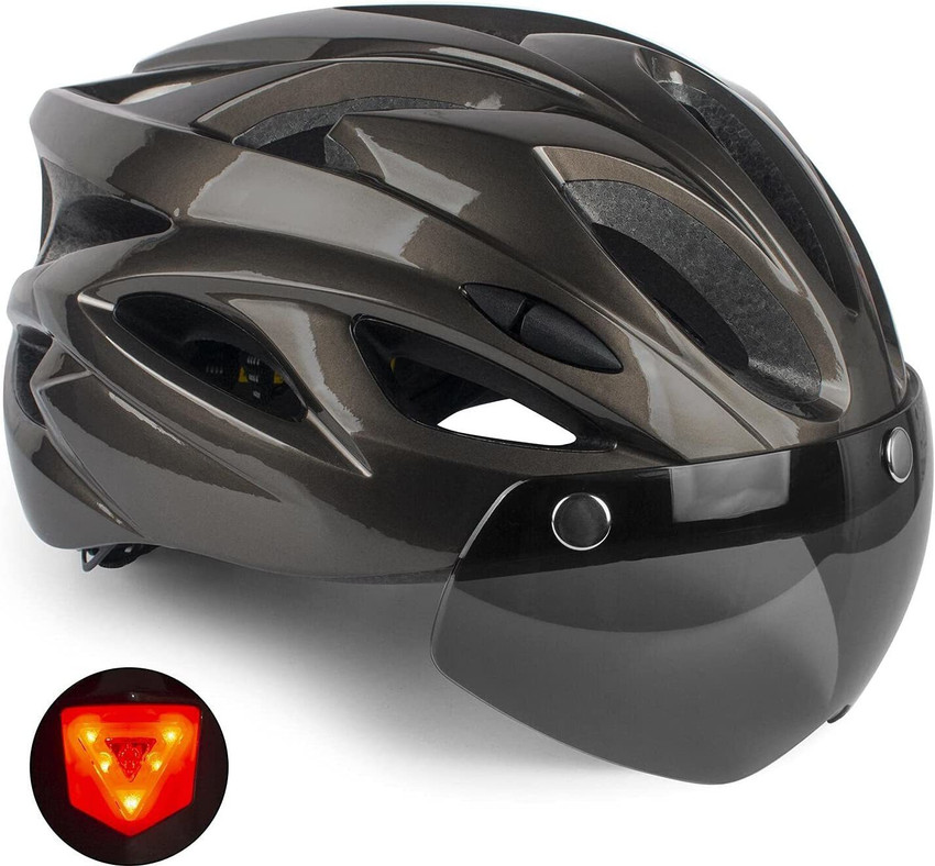 FASTPED Helmet with LED Safety Rear Light Detachable Magnetic Cycling Helmet Buy FASTPED Helmet with LED Safety Rear Light Detachable Magnetic Cycling Helmet Online at Best Prices in India Cycling