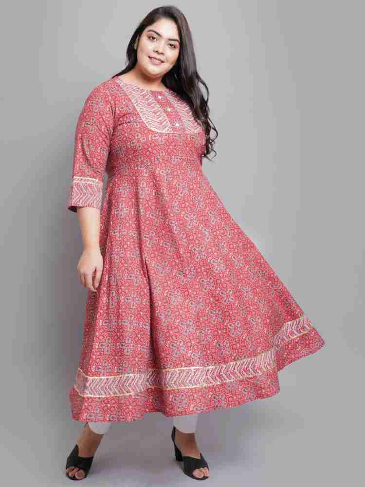 Anarkali for fat sales ladies