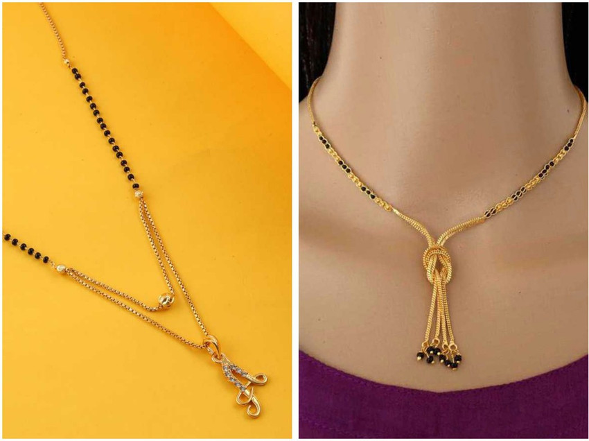 Gold mangalsutra in low price best sale