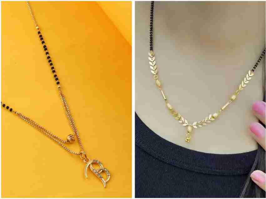 PJY 30 inch Laxmi Coin Real Gold Look Chain Pendant Necklace