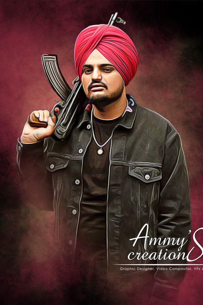 sidhu moose wala printed jacket