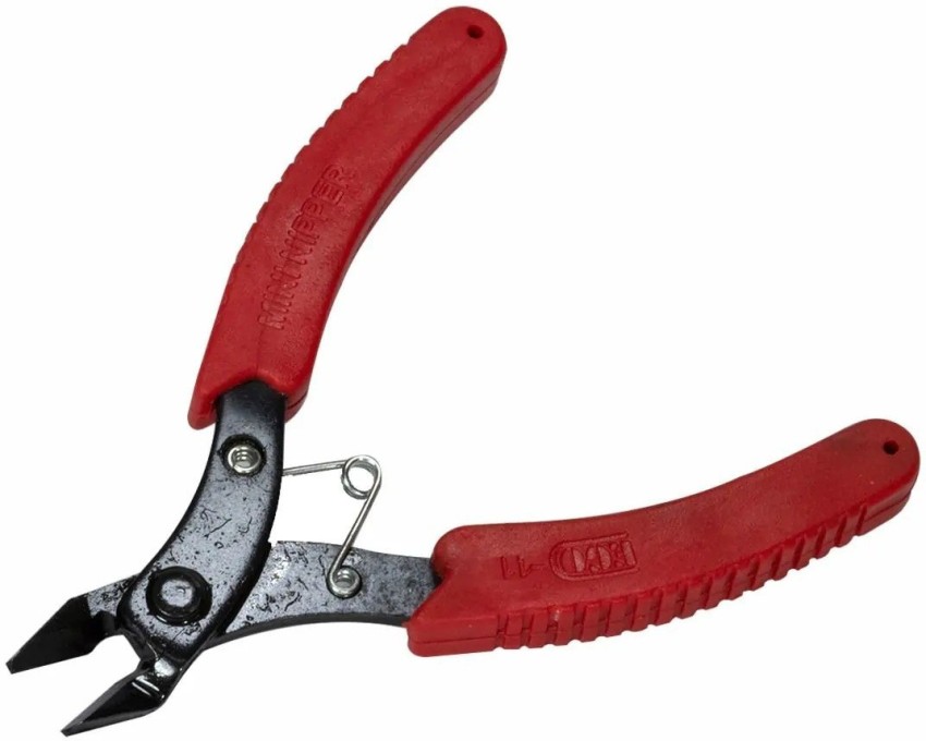 1/2pcs Mini Stripper Red Handle Electrical Wire Cable Plier
