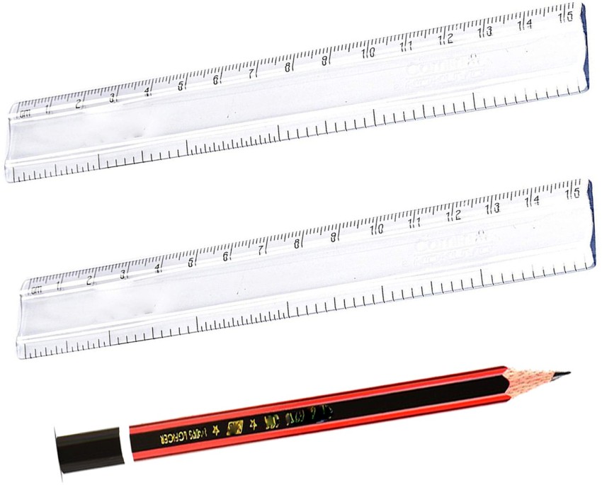 6 Clear Plastic Ruler, Pack of 36