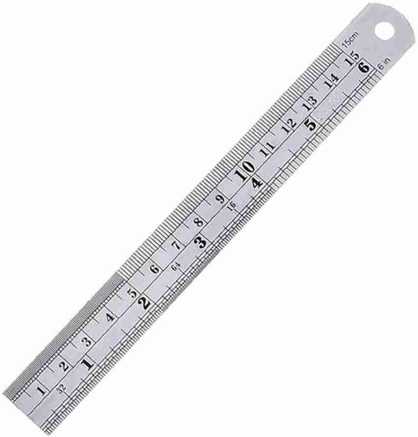 Metal Ruler 12 Inch 6 Inch - Architect Scale Ruler Set Machinist