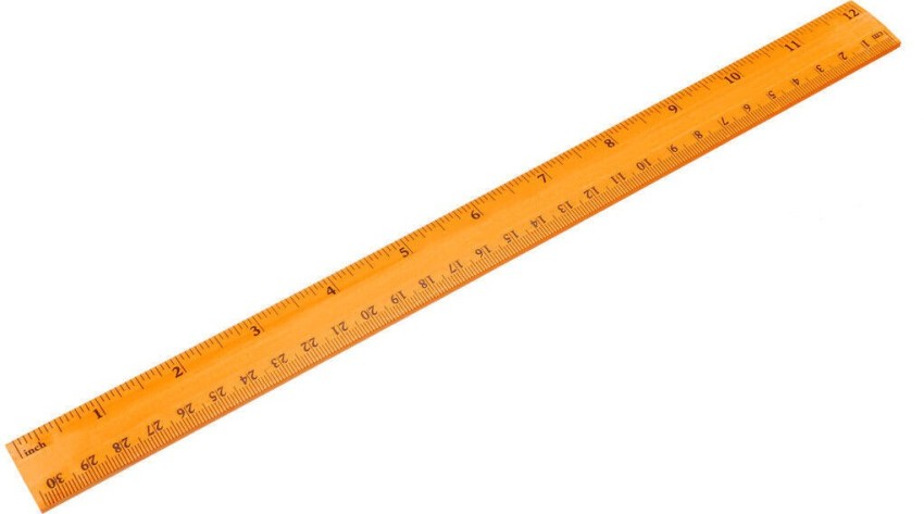 Awadh 30 Cm 12 Inch Plastic Ruler Scale , Measuring Tools -  1 Pencil Ruler 