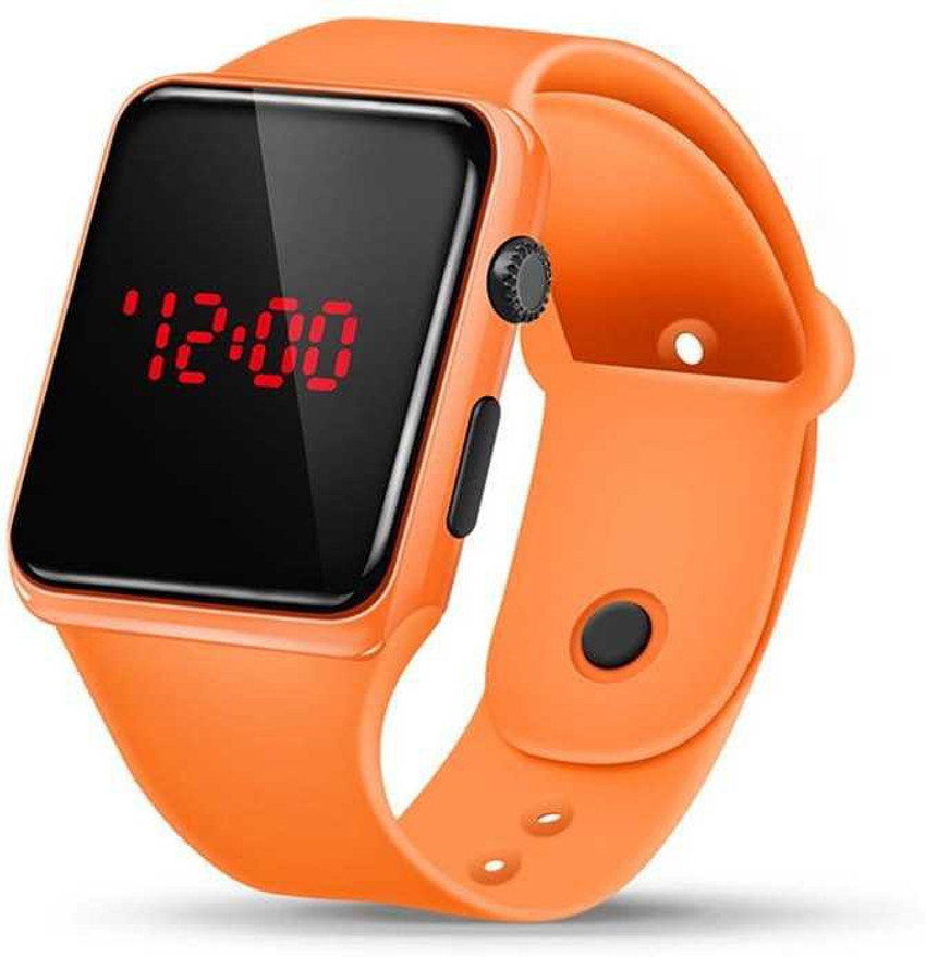 b bilton Orange Smart watch Fitness band for Boys Girls Men Women Kids Analog Digital Watch For Boys Buy b bilton Orange Smart watch Fitness band for Boys Girls Men