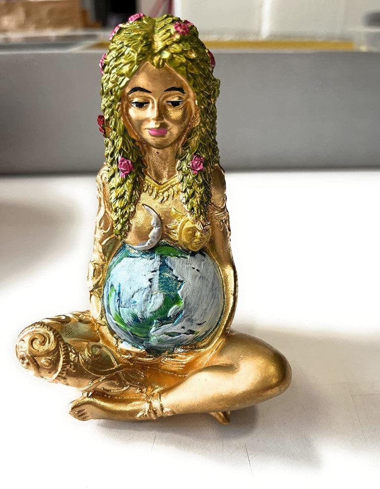 Dropship Mother Earth Statue Mini Gaia Fairy Decorative Buddha