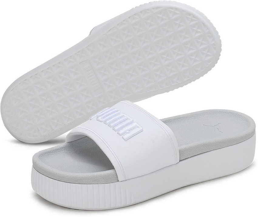 Black puma platform slides 2025