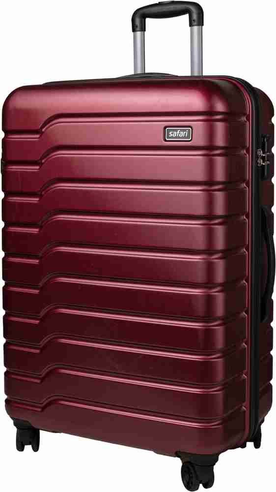 Safari red trolley bag shop