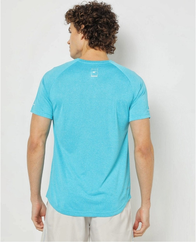 PERFORMAX Typography Men Round Neck Light Blue T Shirt Buy