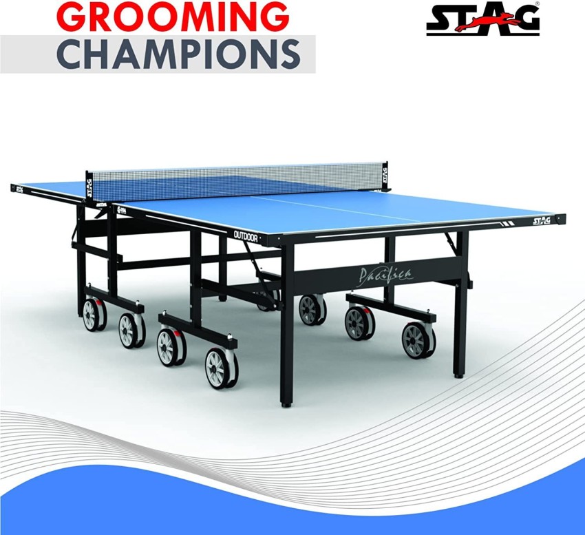 Stag Pacifica OUTDOOR Table Tennis with Rackets, Balls and Storage Pouch