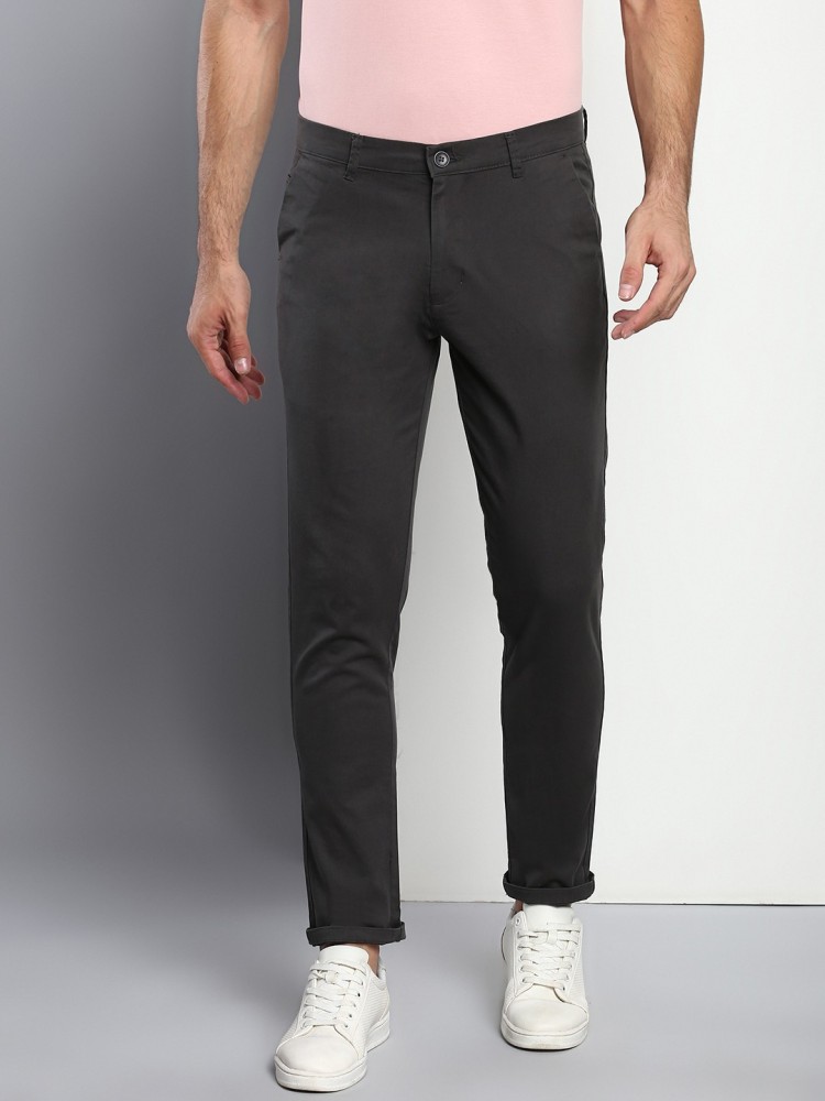 Buy HIGHLANDER Men Grey Tapered Fit Chinos  Trousers for Men 2290040   Myntra
