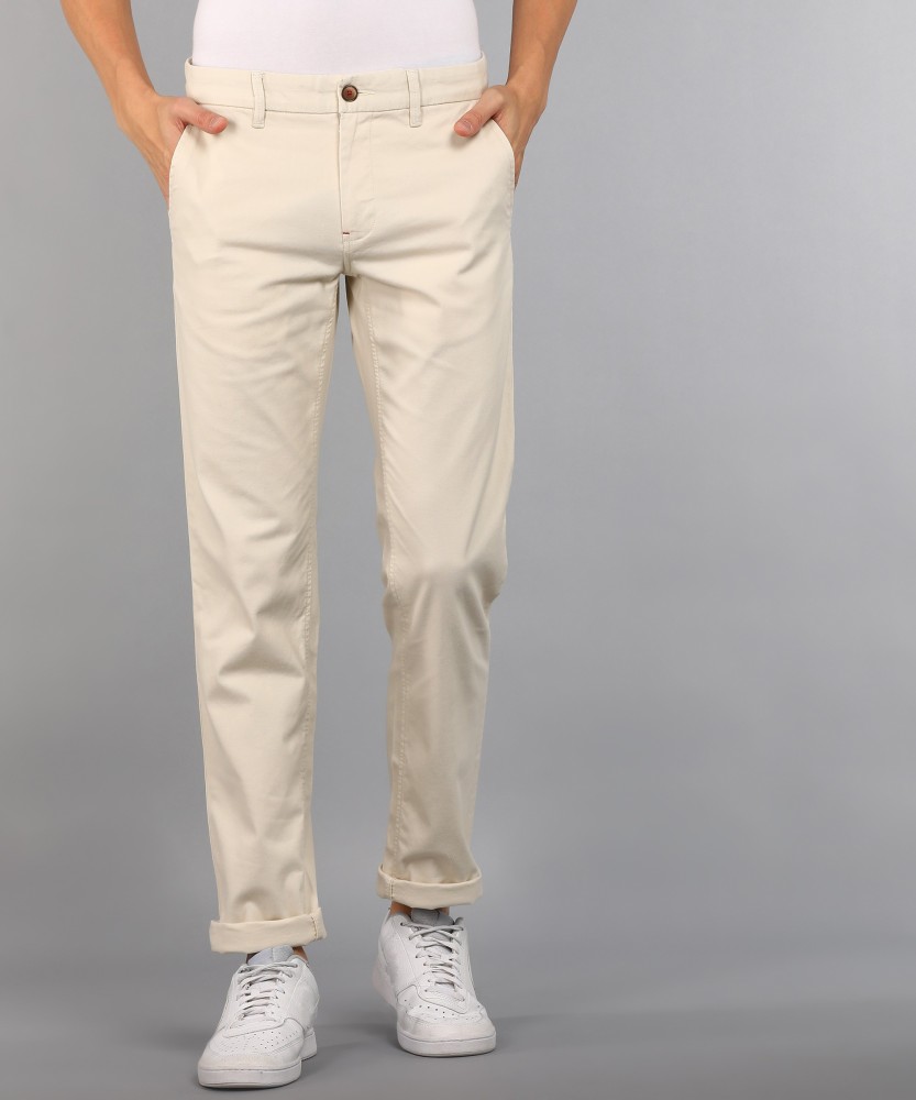 Buy Louis Philippe Khaki Trousers Online  399941  Louis Philippe