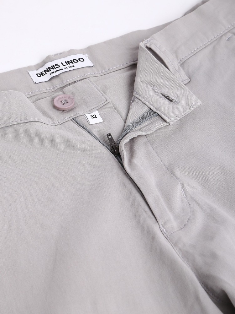 Buy Grey Trousers & Pants for Men by DENNISLINGO PREMIUM ATTIRE Online