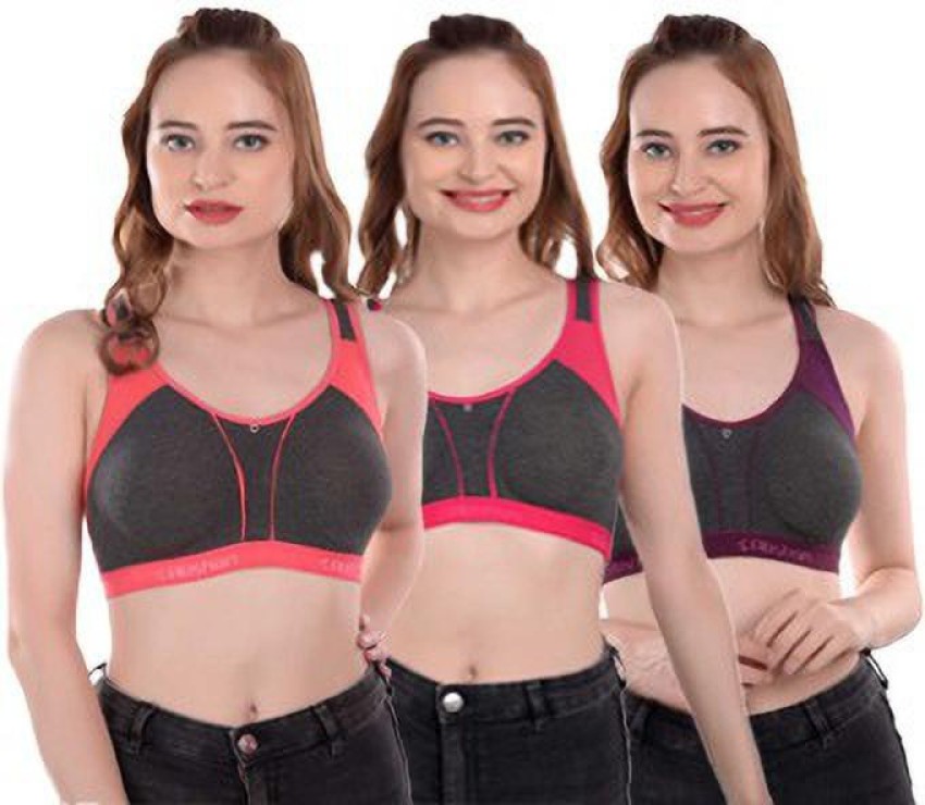 Buy online Pack Of 2 Lightly Padded Sports Bra from lingerie for Women by  Alishan for ₹350 at 77% off