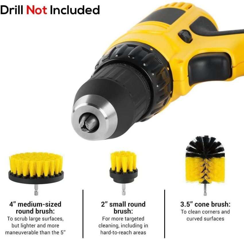 Electric Drill Scrubber Set, Cleaning And Detailing Brush, Electric  Scrubber Cleaning Brush Kit, For Grout Floor, Bathtub Cleaning Brush,  Carpet Cleaning Brush, Shower Tile, Bathroom Kitchen, Surface  Multifunctional Universal Drill Brush 