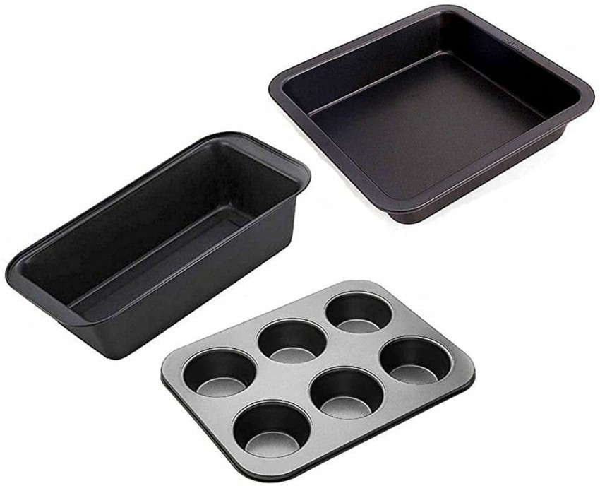 Baker's Cutlery Combo of Round, Hexagon, Square and Heart Shape Aluminium Baking  Cake Pan/Mould for Microwave Oven for 2 kg,1.5 kg, 500 Grams and Small Tea  Cakes. - Baker's Cutlery