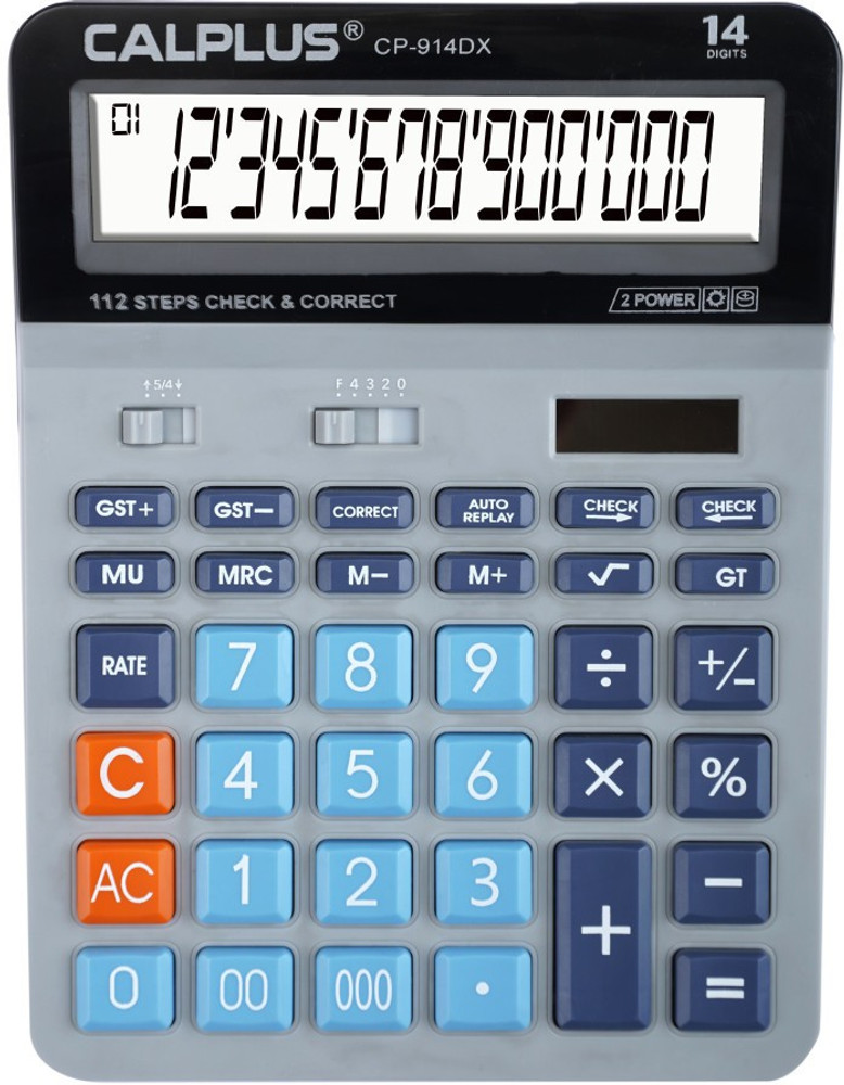 Flipkart CALPLUS CP 914DX GST Calculator with Large LCD