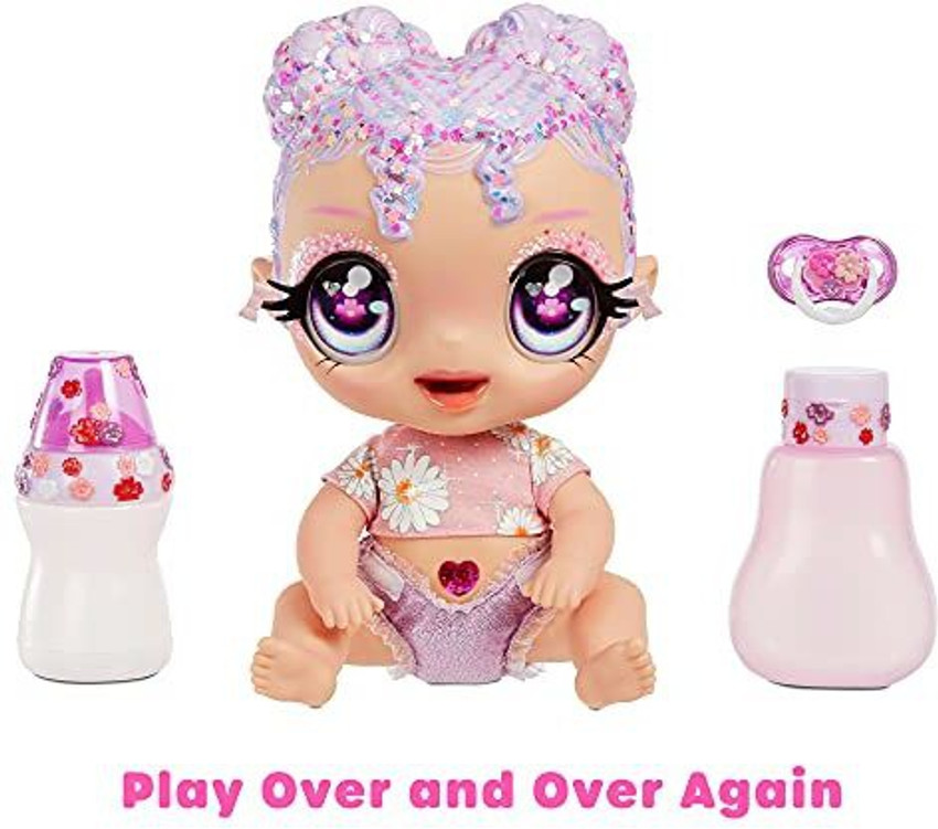 Purple hair cheap doll