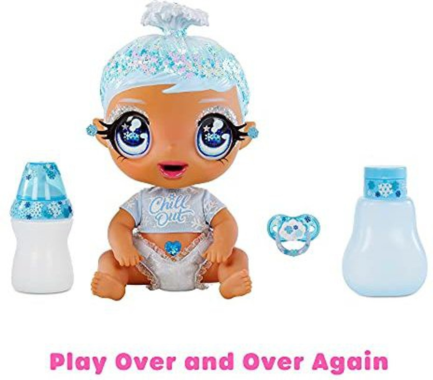 MGA Entertainment Glitter BABYZ January Snowflake Baby Doll with 3