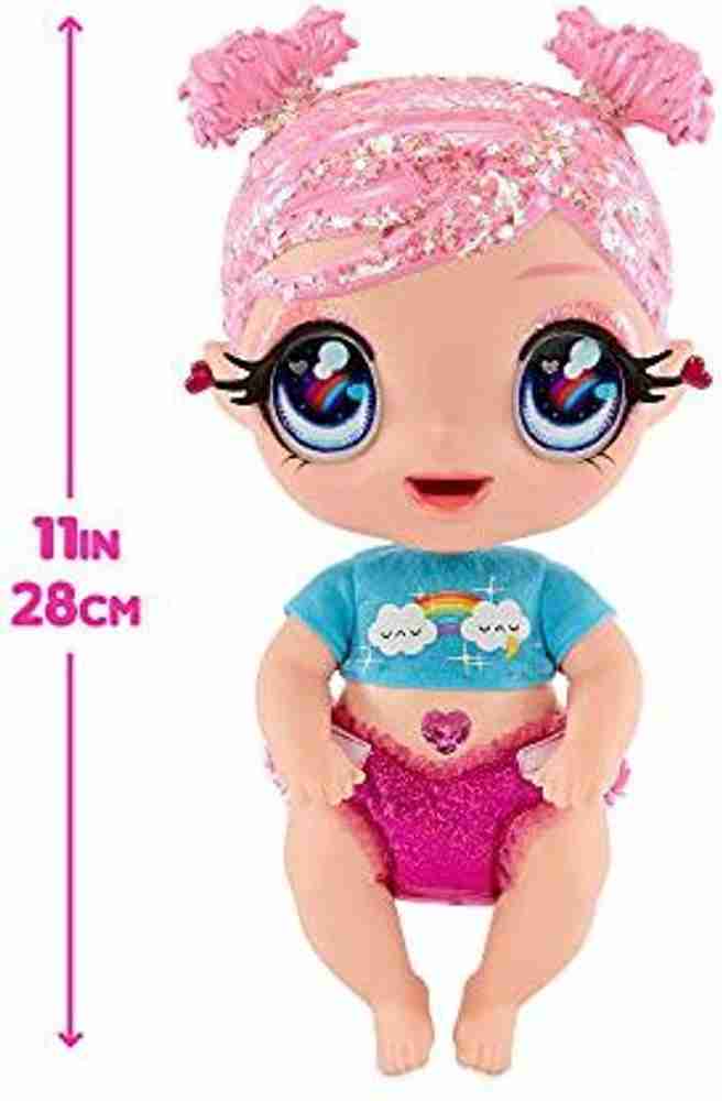 MGA Entertainment Glitter BABYZ Stardust Baby Doll with 3 Magical