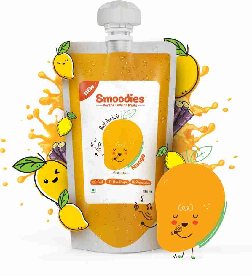 Smoodies Mango Juice For Kids, No Added Sugar & Preservatives, Price in  India - Buy Smoodies Mango Juice For Kids, No Added Sugar & Preservatives