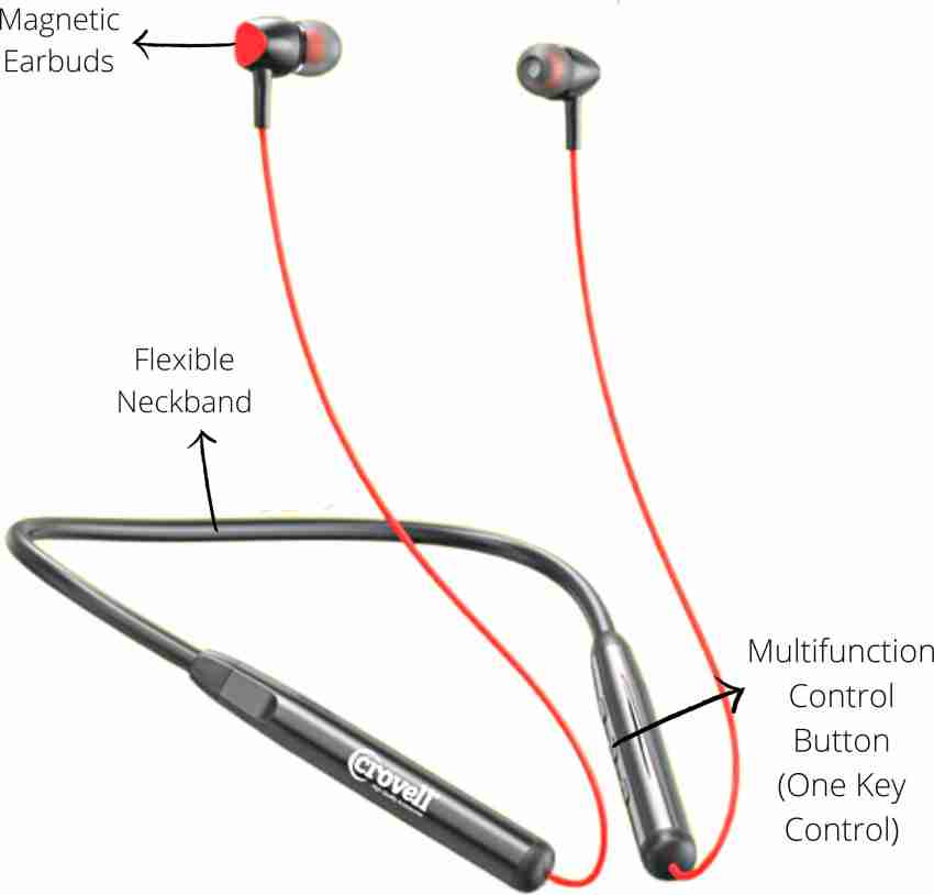 Crovell CV W28 Wireless With 32 Hours Music Playtime Fast Charging