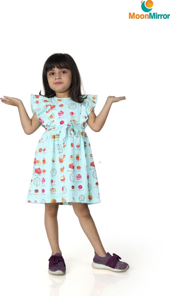 JusCubs Baby Girls Midi/Knee Length Casual Dress Price in India