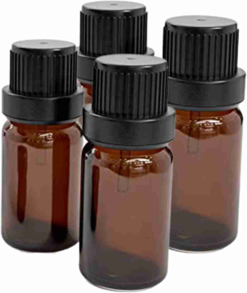 Amber bottles for store essential oils