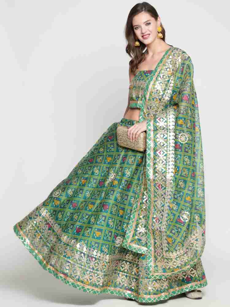 Bandhani ghagra sale choli online