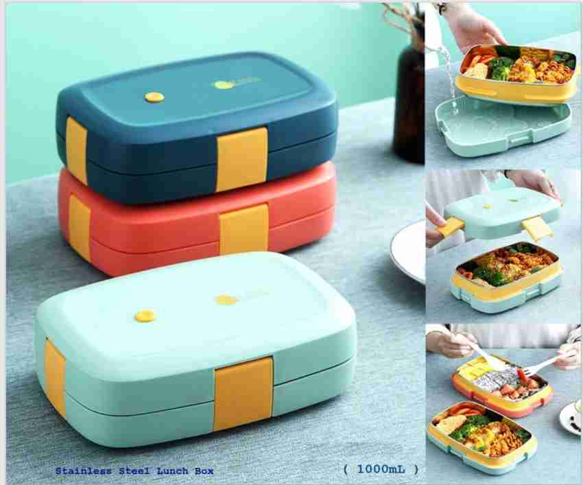 Umami Bento Box Adult Lunch Box with Utensils, 1000 ml M All-in