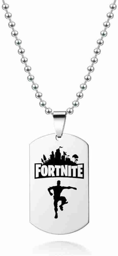RVM Jewels Fortnite Game Inspired Dog Tag Gaming Pendant Necklace