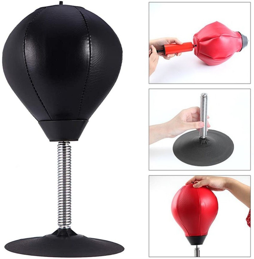 Relief Free Standing Desk Table Boxing Punch Ball / Desktop Punching Bag /  Punching Bag with Stand Boxing