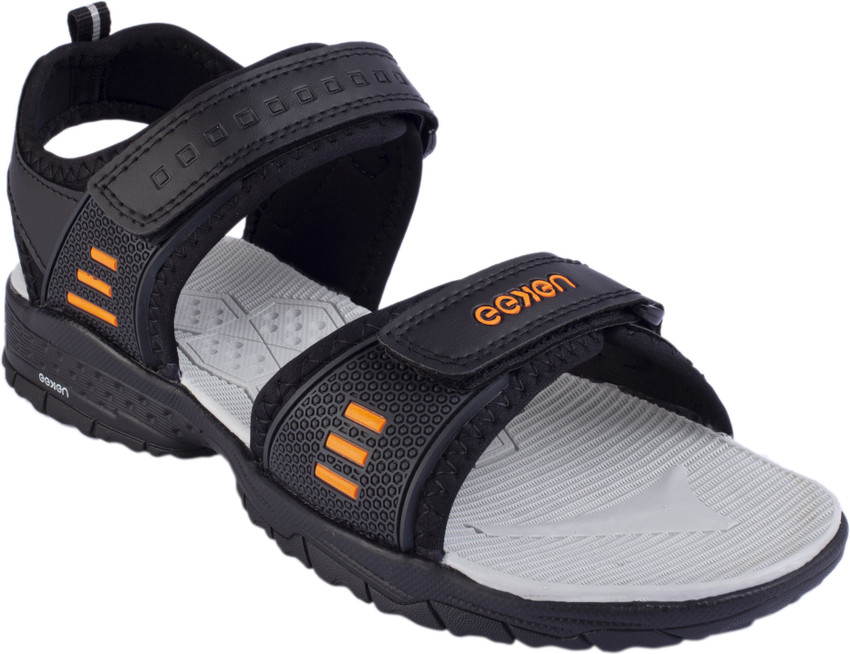EEKEN Men Black Orange Sports Sandals Buy EEKEN Men Black
