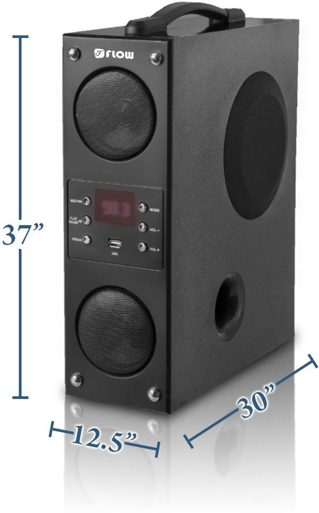 Flow mini boombox bluetooth tower speaker sale
