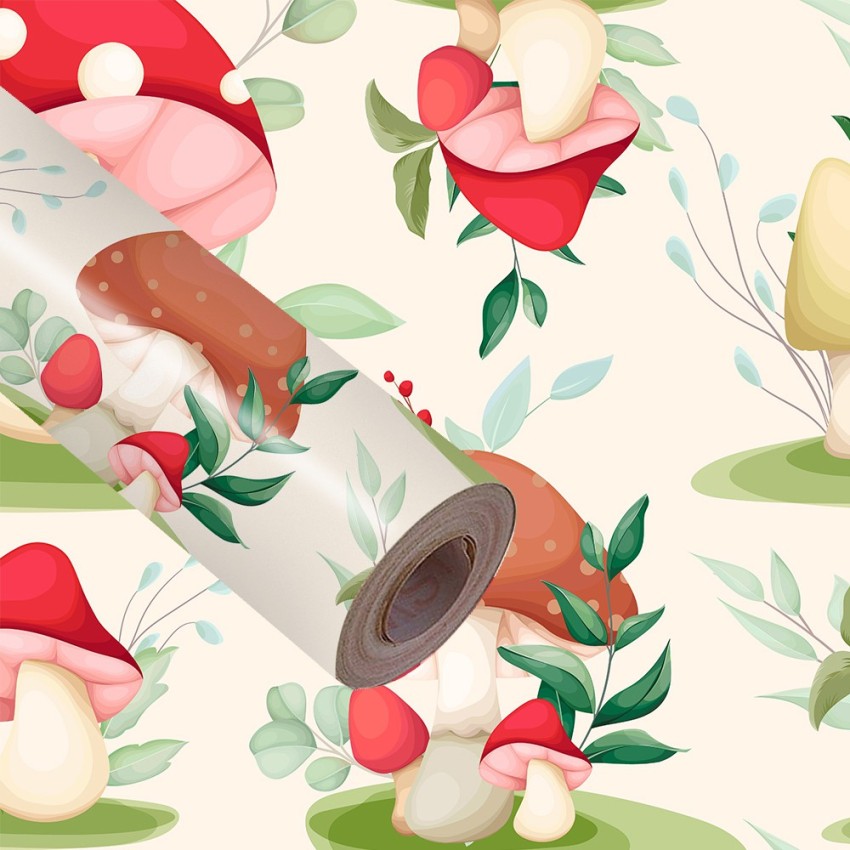 Vintage Mushroom Pattern Wallpaper by HowGroenWasMyValley  Society6