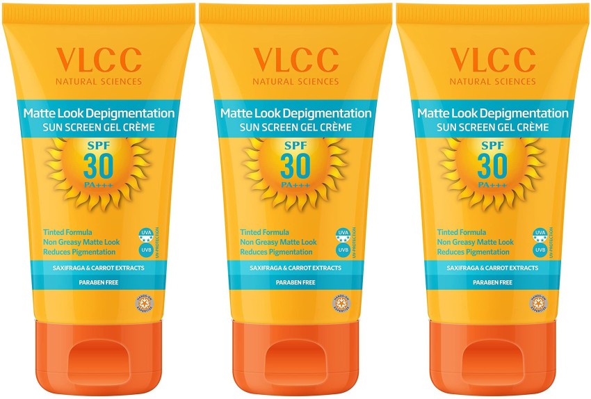 Buy VLCC Matte Look Depigmentation SPF 30 Sunscreen Gel Creme 50 gm Online  at Discounted Price