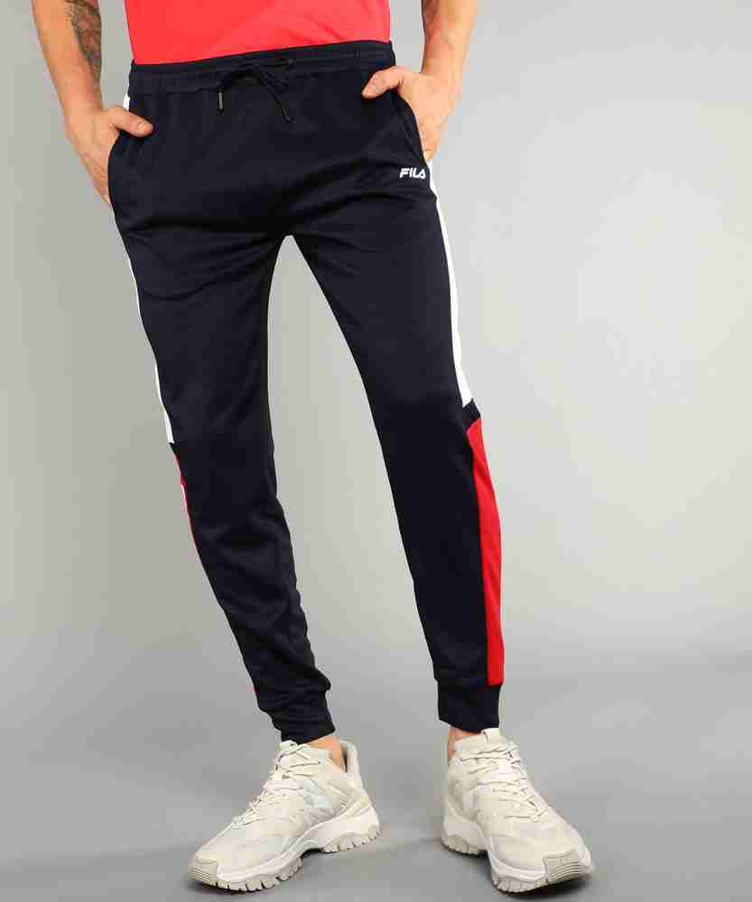 Fila tape colour block woven track shop pants