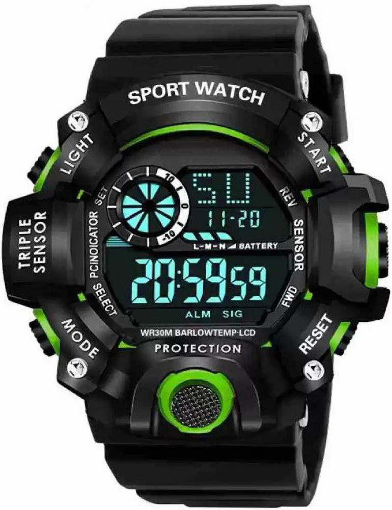 bright arts Digital Watch For Boys Buy bright arts Digital Watch For Boys G Shock Dial Green Sports Watch For Boys Kids Online at Best Prices in India Flipkart
