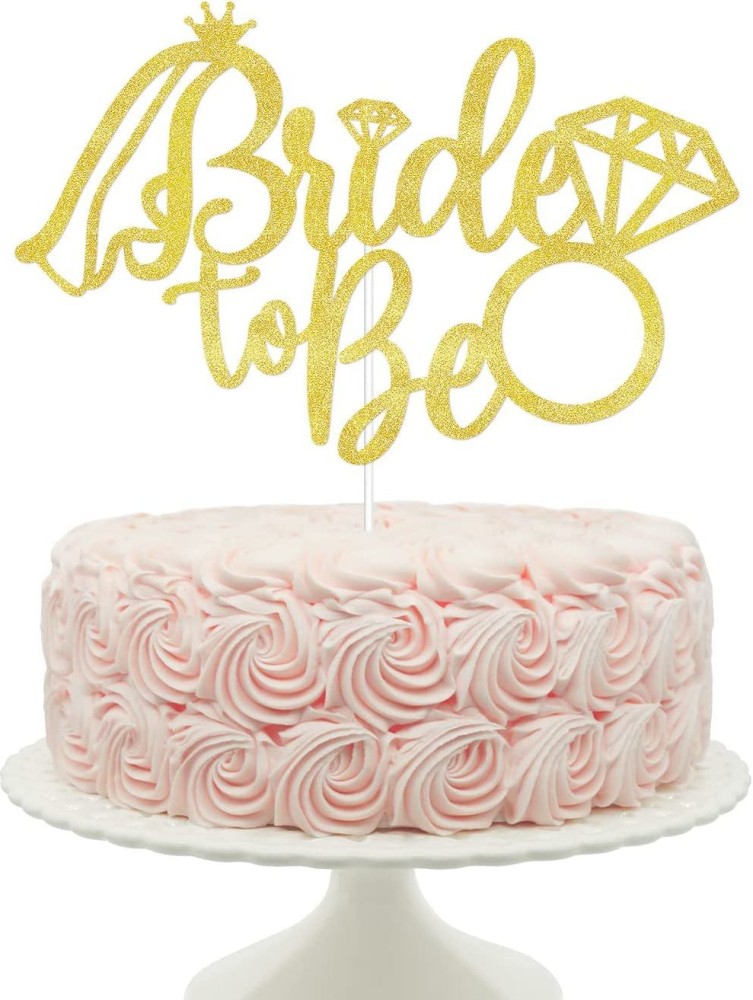 Bride To Be, Bridal Shower Cake Topper – The Party Glitter Store
