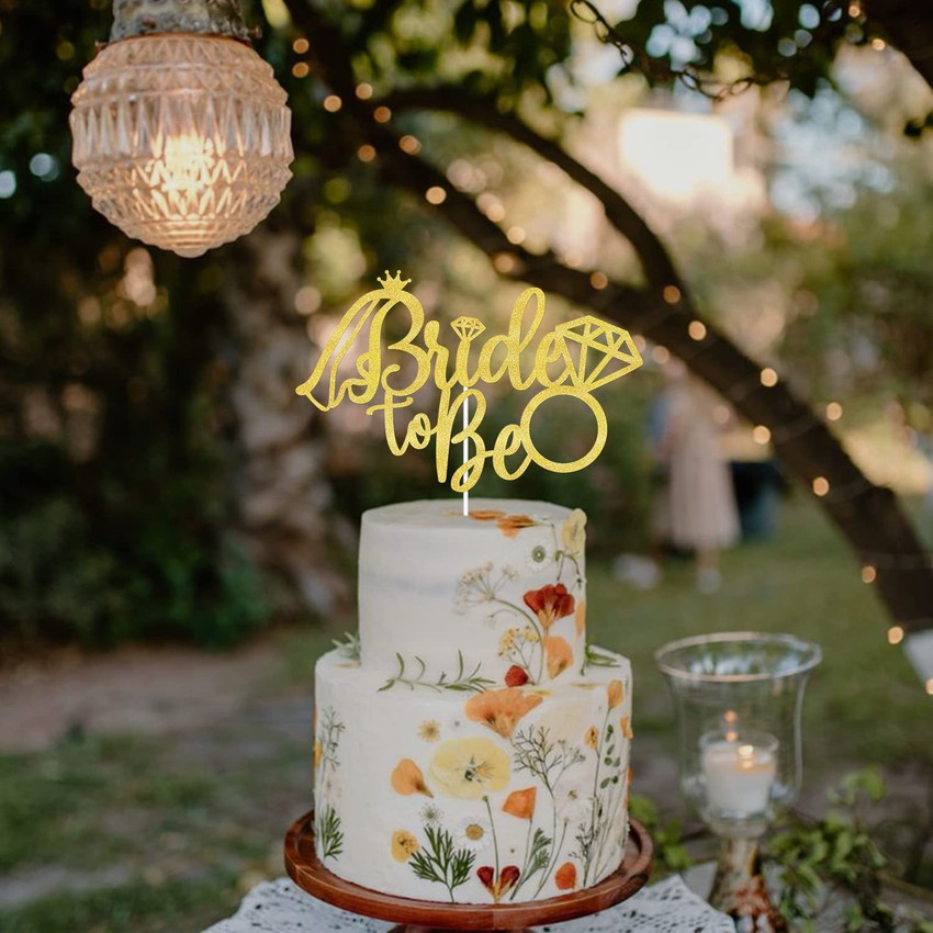 ZYOZI Gold Bride To Be Cake Topper Bridal Shower Cake Toppers Cake Topper Price in India Buy ZYOZI Gold Bride To Be Cake Topper Bridal Shower Cake Toppers Cake Topper online